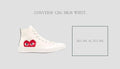 Converse x Comme des Garçons PLAY Chuck 70 High ✦