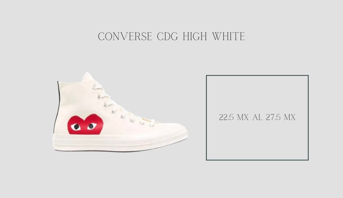 Converse x Comme des Garçons PLAY Chuck 70 High ✦