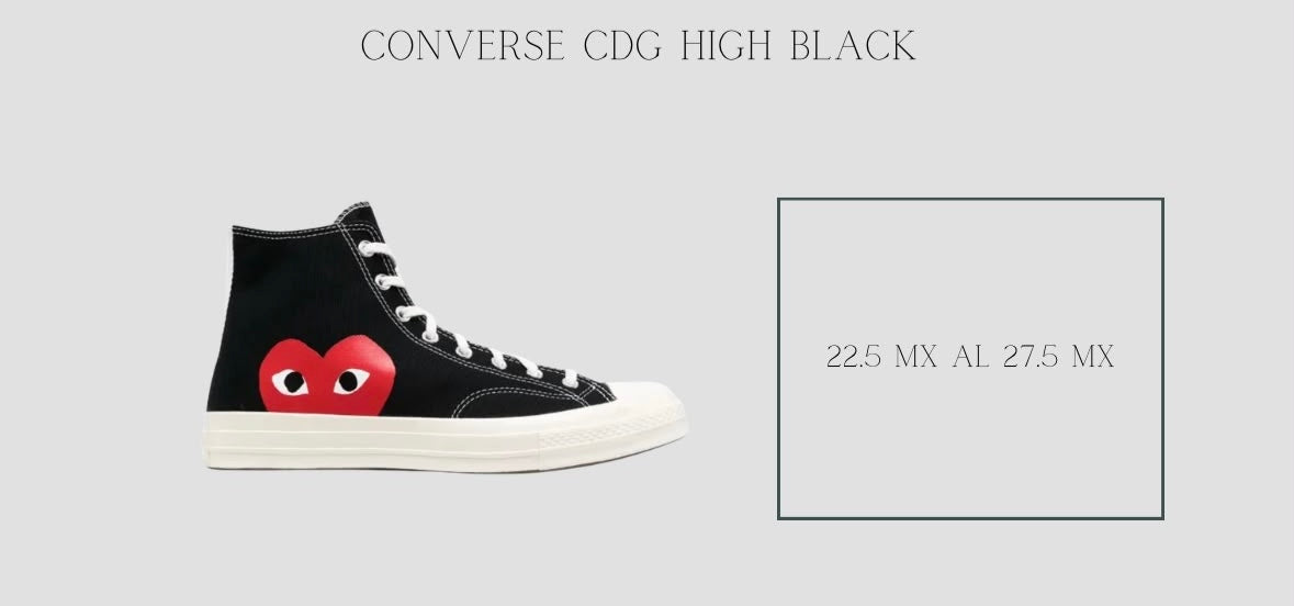 Converse x PLAY Comme des Garçons Chuck 70 High ✦