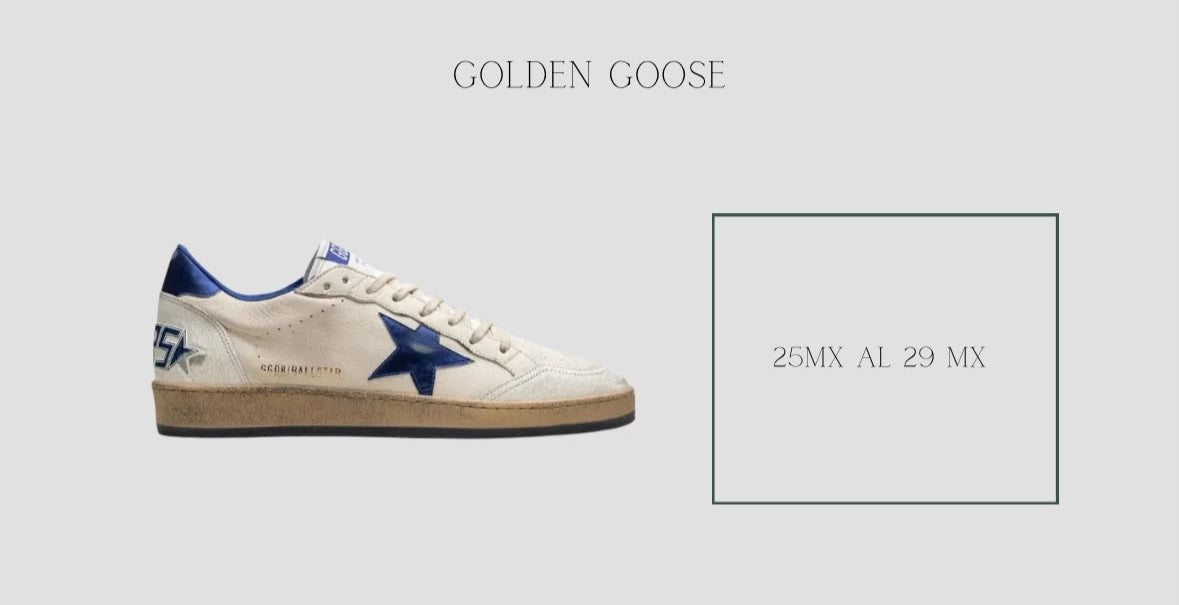 Golden Goose Ball-Star Bluette White ✦