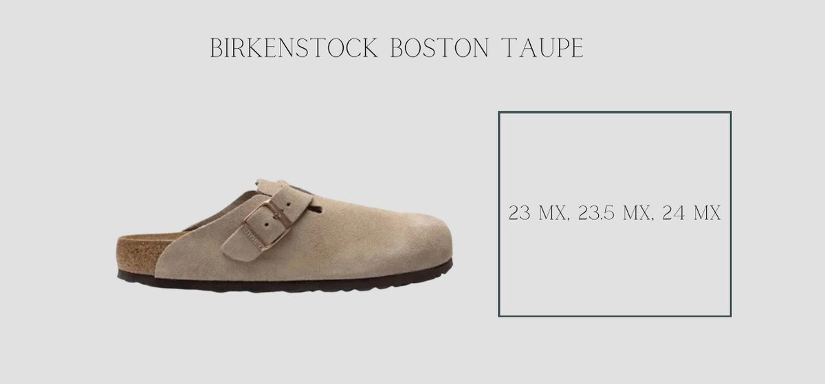 BIRKENSTOCK BOSTON TAUPE